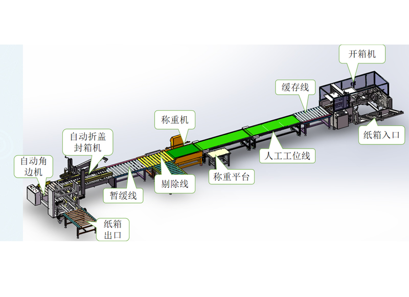 紙箱自動(dòng)包裝線